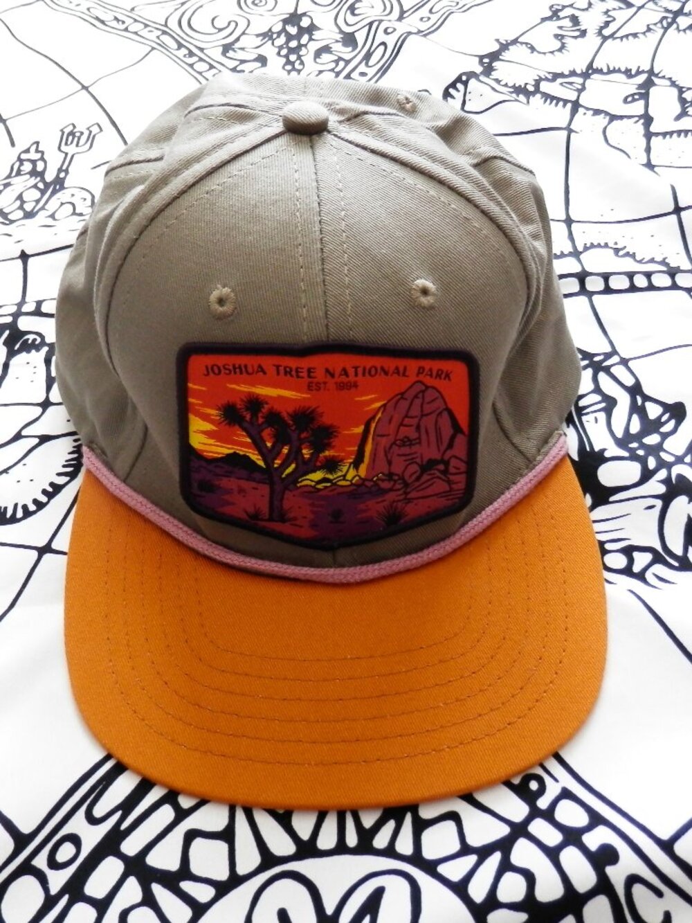Sandero Provisions Joshua Tree National Park Snapback Hat, OS